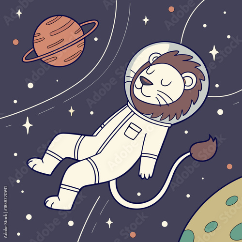 Astronaut Lion Commander 1