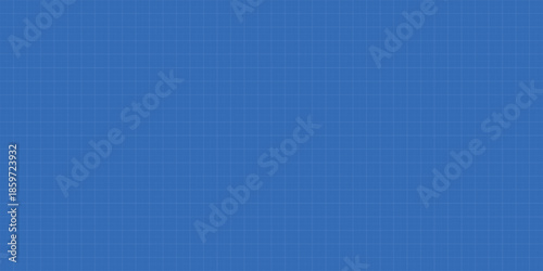 Blueprint graph paper background. Line grid pattern.