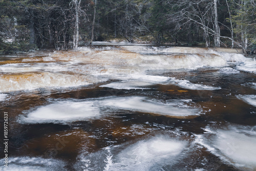 By the Vålsjøelva River of the Totenåsen Hills, Norway, December 2025.