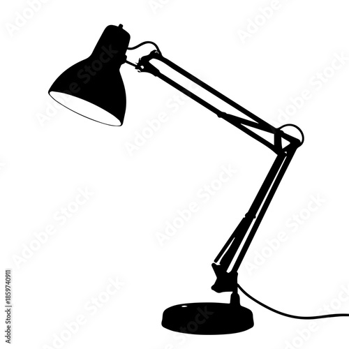 Modern adjustable desk lamp