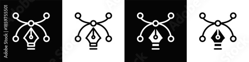 Vector Dual Monochrome Icon Set