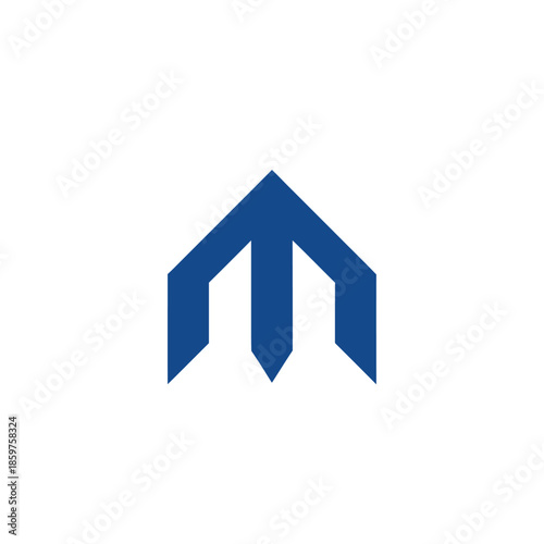 Corporate logo for finance firm displayed in blue on a white background