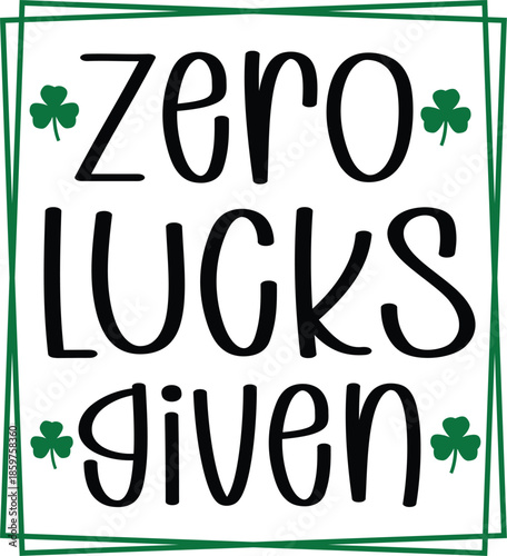 Zero lucks given SVG Design