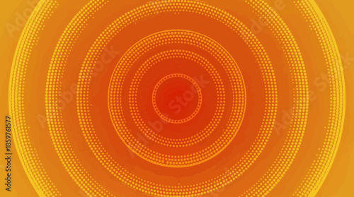 Vibrant concentric circles create a captivating bright gradient background, perfect as a modern backdrop, dynamic design element, or eye catching abstract texture