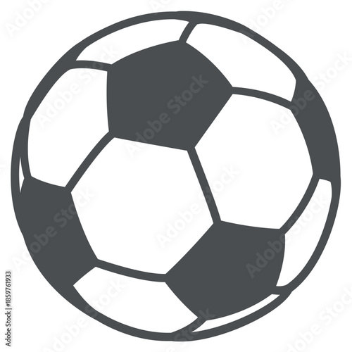 soccer ball isolated on white