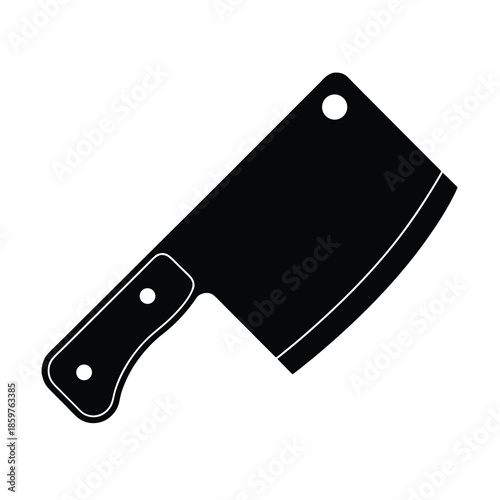 Cleaver Knife Icon Isolated Vector Illustration For Butchery