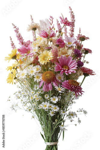 Bright Bouquet of Mixed Flowers Arranged With Care for Display or Gifting in ...