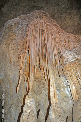 Dramatic Weeping Rock Columns in the Big Room