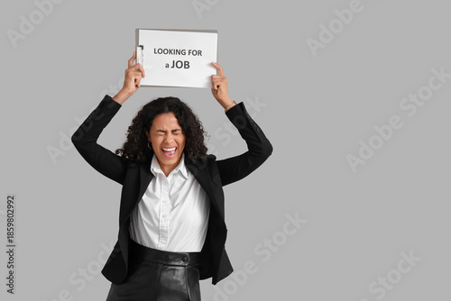Screaming female African-Am...