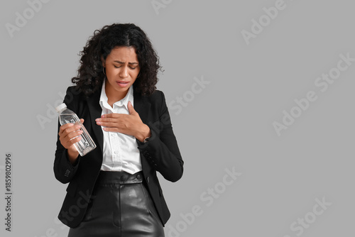 Worried female African-Amer...