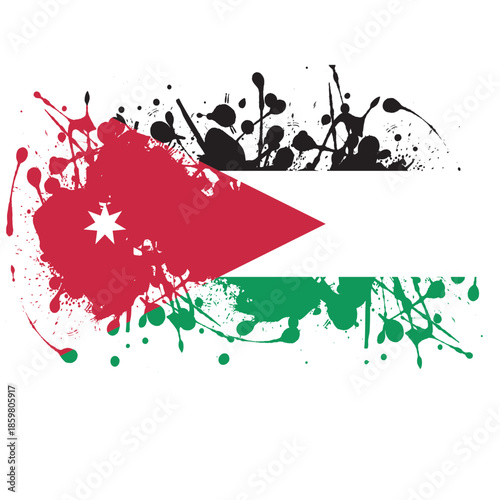 Flag of the Kingdom of Jordan