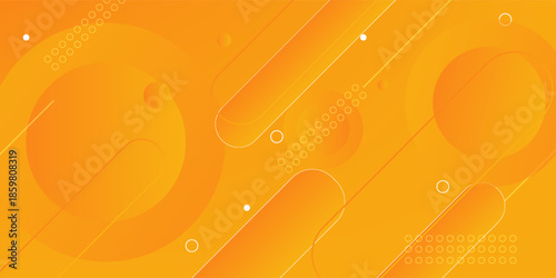 modern abstract background with memphis elements in yellow and orange gradients and retro themed for posters, banners and website landing pages.eps.10.