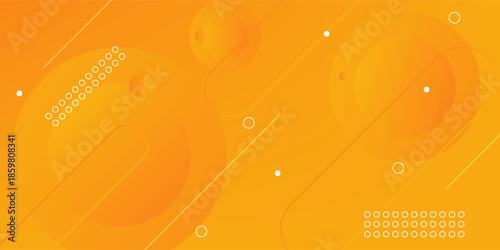 modern abstract background with memphis elements in yellow and orange gradients and retro themed for posters, banners and website landing pages.eps.10.