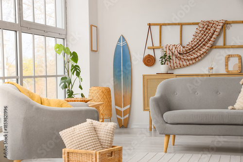 Interior of living room wit...