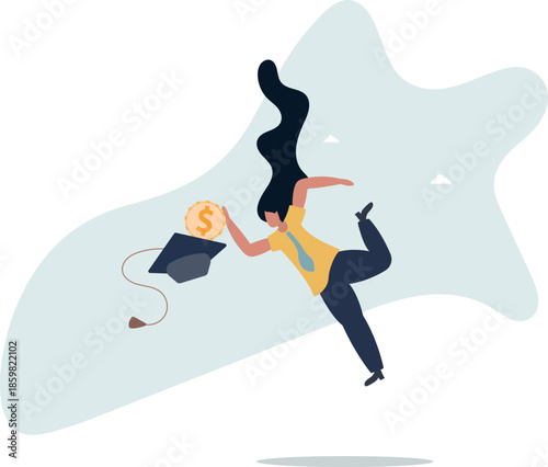 Education fund for college, saving for school or university tuition fee, study cost or training expense concept.life and employment of people.