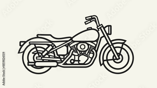 motorcycle vector illustration