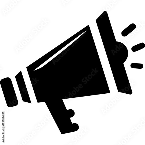 Cheer Megaphone Icon Vector