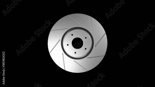 car brake rotor disk render