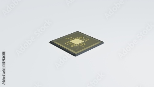 electronic circuit board with processor