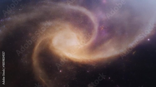 Mesmerizing cosmic dance A breathtaking spiral galaxy unfolds its luminous arms and radiant core amidst the vast, star-studded expanse of the universe, evoking wonder and mystery