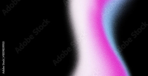 Neon Pink Cyan Flow Abstract Grainy Gradient Background
