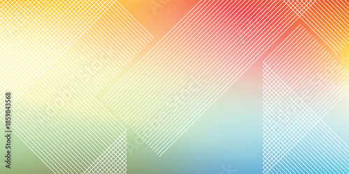 Vibrant Abstract Gradient Background with Geometric Lines and Smooth Color Transitions.
