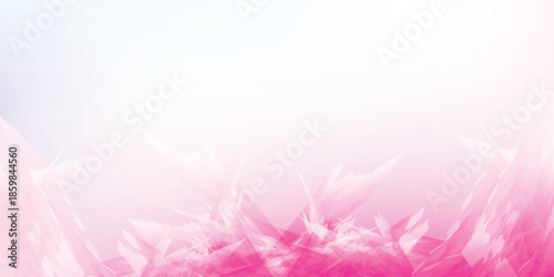 Soft focus pink and white abstract background with floral elements.