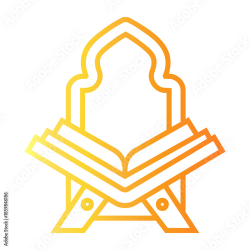ramadan Line Gradient Icon
