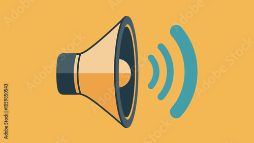 Megaphone Icon Loudspeaker Announcement Alert.