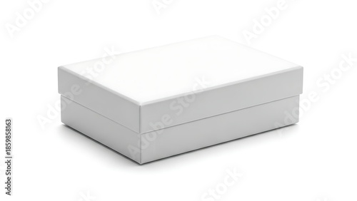 Wallpaper Mural Simple White Rectangular Box Isolated on a Clean Background. Torontodigital.ca