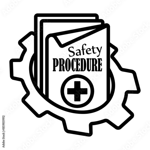 safety procedure Line Icon