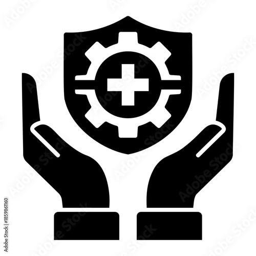 safety procedure Solid icon