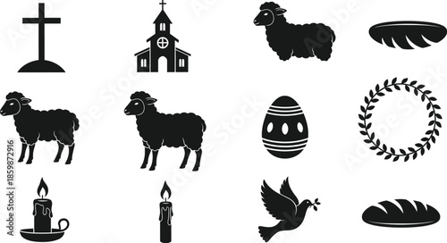 Easter and christian symbols