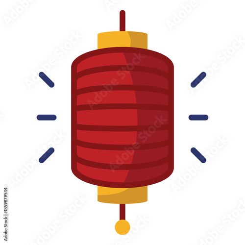 Lantern Illustration Flat Icon