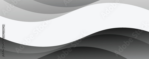 Abstract modern dark grey wide horizontal banner with hexagon carbon fiber grid and orange luminous lines. abstract decoration