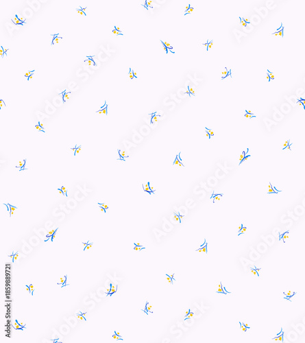 simple floral pattern with small flowers