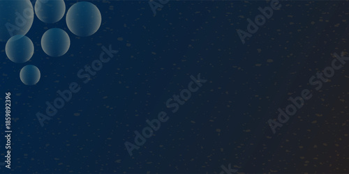 vector of abstract glitter lights. blue, gold and black. de focused. Modern