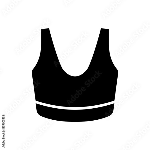 Sport bra vector illustration icon template