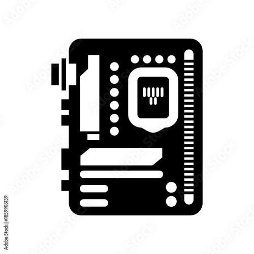 Motherboard icon vector illustration