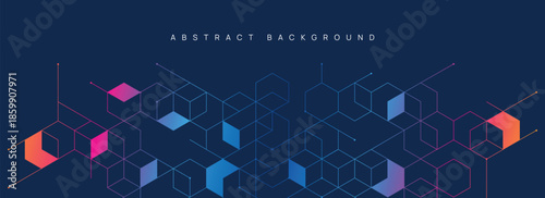 Graphic design element and abstract geometric background.	