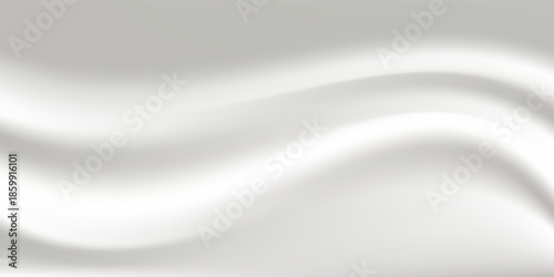 Silk background Design for product advertising for catalog.white silk background.gold fabric background. smooth texture. vector illustrations