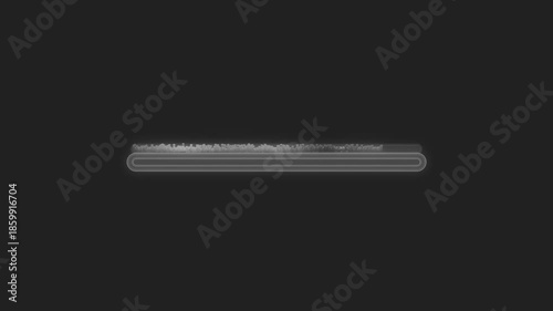 Progress bar animation in design for video editing software showcasing a loading effect for users in various stages of video cutting tasks