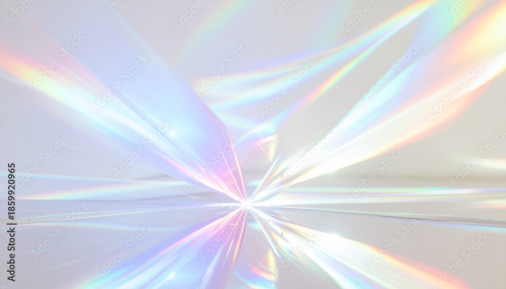 Obraz premium 水色基調の布地イメージのホログラフ背景画像