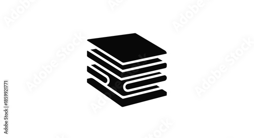 Stack of open books symbolizing knowledge, learning, and education