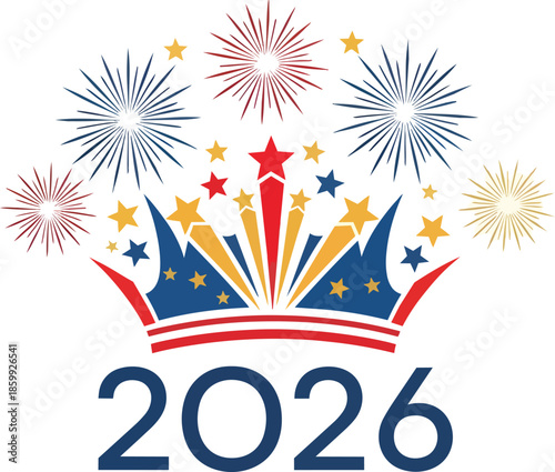 Happy New Year Fireworks Display Crown 2026 hasil akhir 58