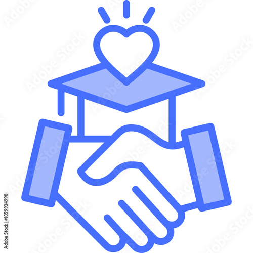 Respect In School blue icon