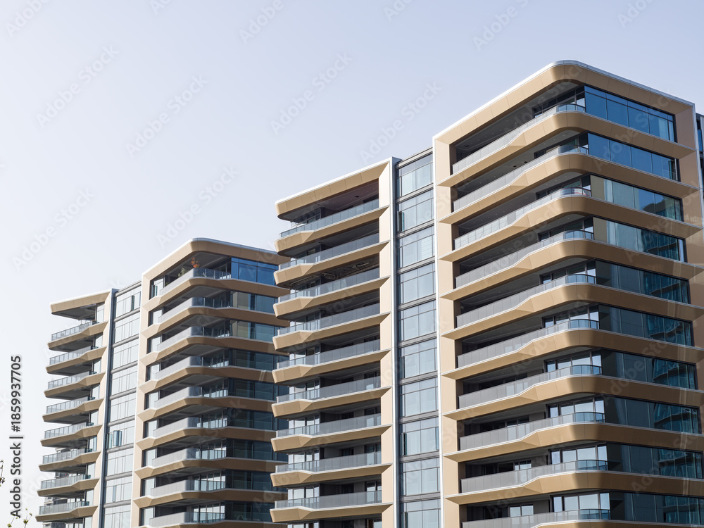 Fototapeta premium modern apartment in modern city