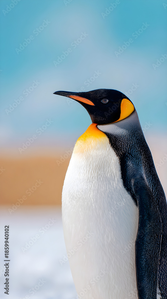 Fototapeta premium close up of a penguin