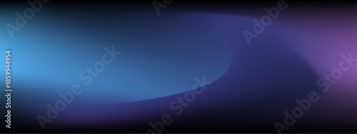 Abstract gradient background with blue purple and black colors