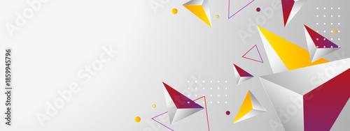 Geometric shapes on gray for modern design projects. Perfect for backgrounds, digital art, prints, and abstract geometric compositions in graphic design